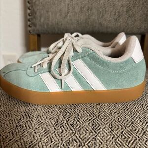 adidas Kids Sneakers in Mint Green and White